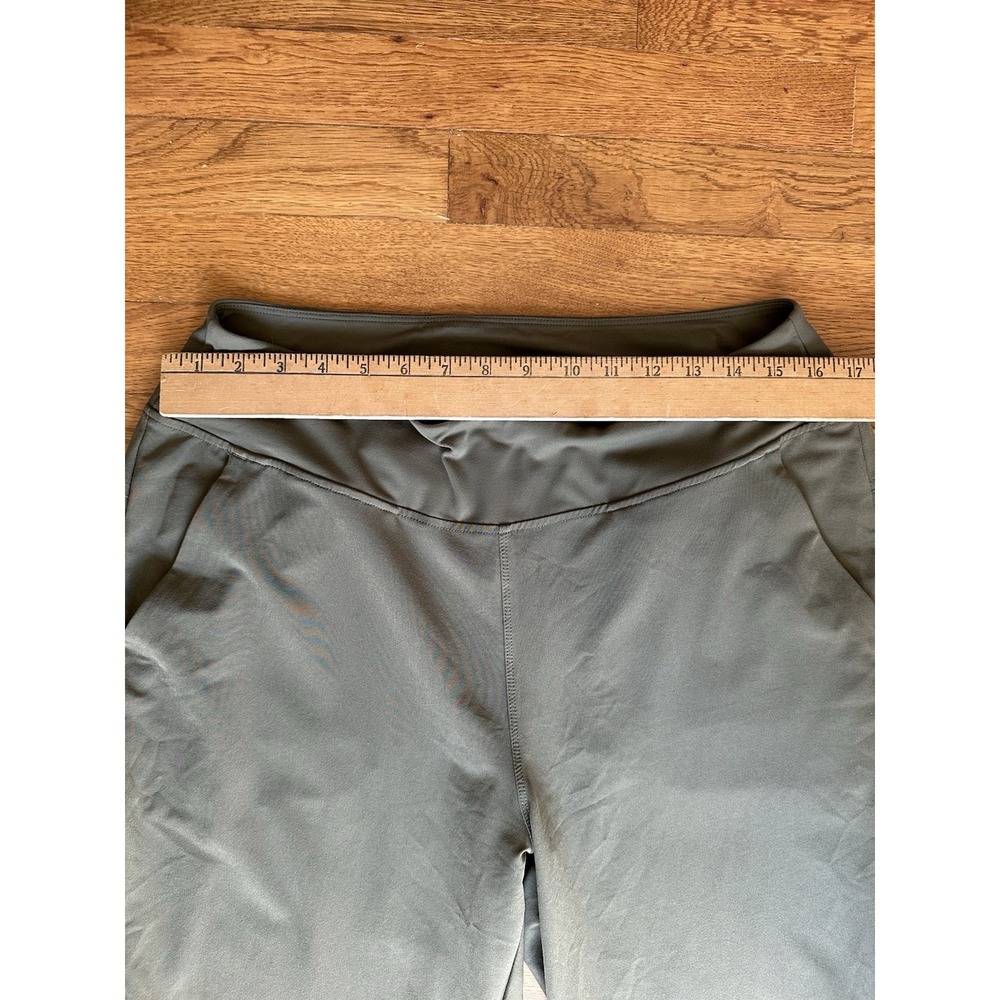 Patagonia Happy Hike Studio Pants Women's L Olive Green Hiking Travel Jogger - Picture 8 of 13